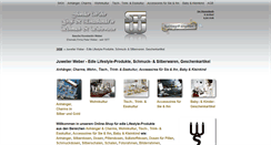 Desktop Screenshot of juwelier-weber.de